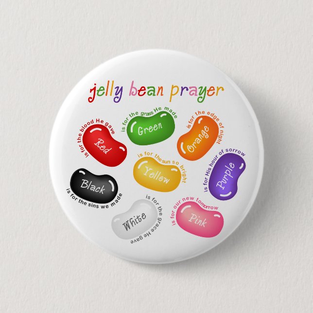Jelly Bean Prayer Pin (Front)