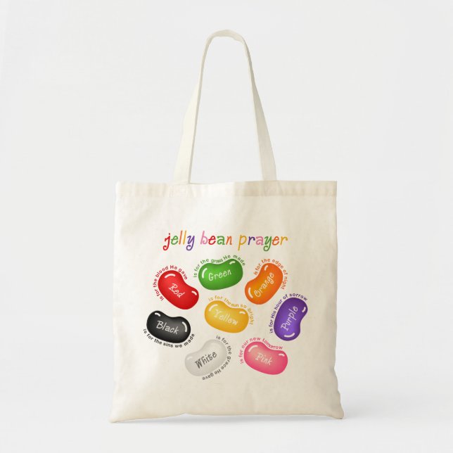 Jelly Bean Prayer Tote Bag (Front)