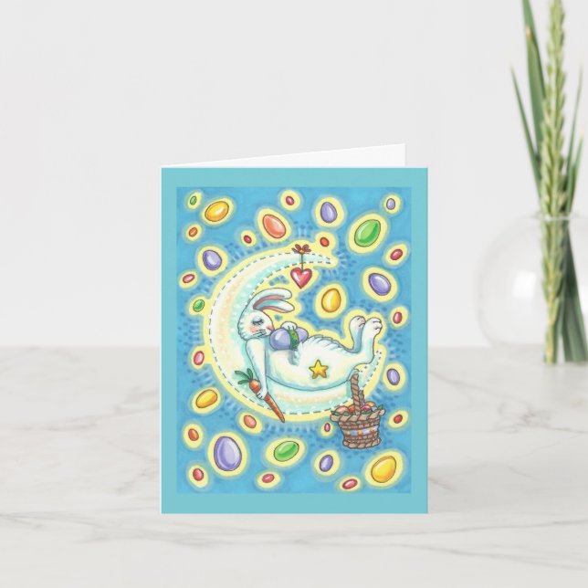 JELLY BEAN RÊVES EASTER BUNNY NOTE CARTE VERSE (Devant)