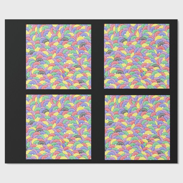 Jelly Bean Wrapping Papper Paper (Flat)