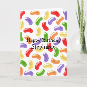 Jelly Beans Birthday Card