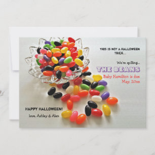 Jelly Beans Halloween Faire-part de grossesse