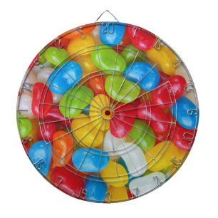 Jelly Beans, Rainbow Colored & Sweet Candy Dartboard