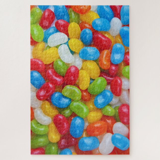 Jelly Beans, Rainbow Coloured & Sweet Jigsaw Puzzle (Vertical)