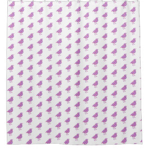 Jelly Birds Shower Curtain