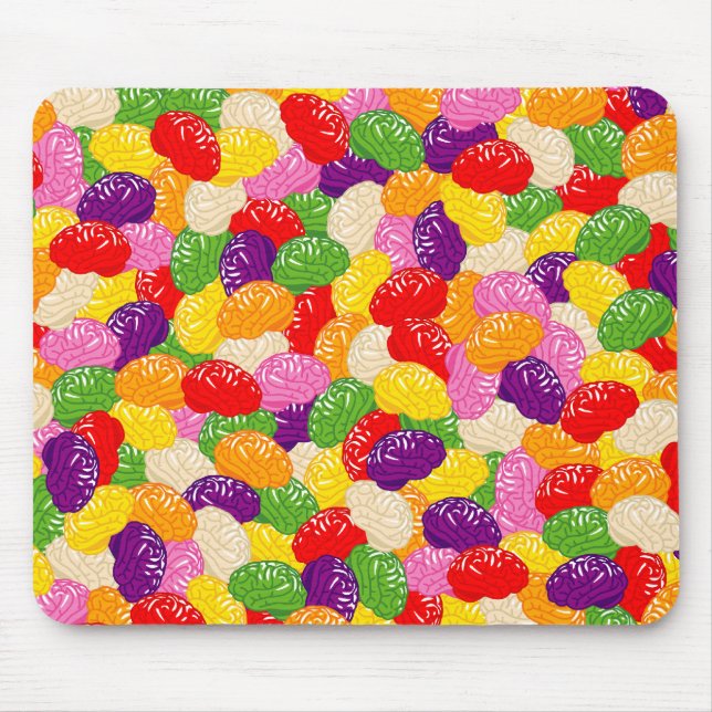 Jelly Brains Mouse Pad (Front)