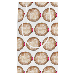 Jelly Doughnuts Happy Hanukkah Chanukah Sufganiyah Small Gift Bag