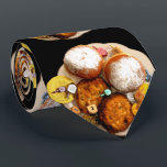 Jelly Doughnuts, Latkes, Dreidels & Gelt Tie<br><div class="desc">"Jewish Expressions, " offers a shopping experience as you will not find anywhere else. Welcome to our store. Tell your friends about us and send them our link:  http://www.zazzle.com/YehudisL?rf=238549869542096443*</div>