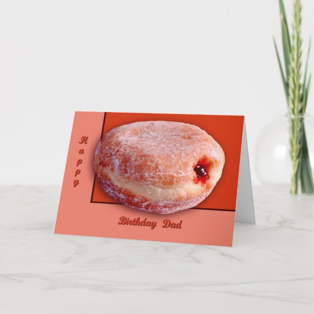 Jelly Filled Doughnut Card (Front)