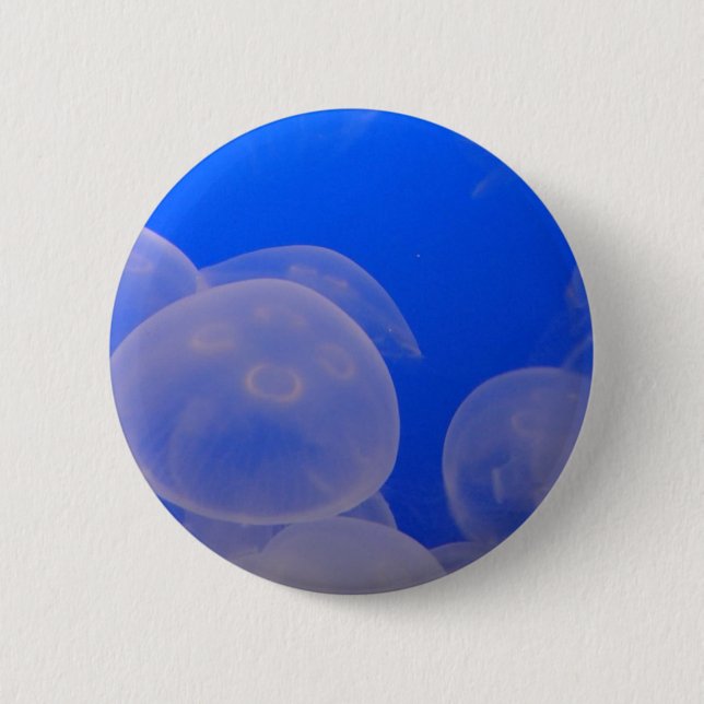 Jelly Fish 2 Inch Round Button (Front)