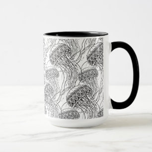 Jelly Fish Doodle Mug
