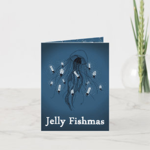 Jelly Fishmas (Merry Christmas) Card