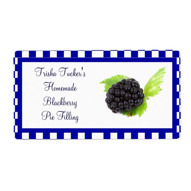 Jelly maison/Étiquette de confiture (Devant)