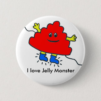 Jelly Monster badge 2 Inch Round Button