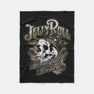 Jelly Roll - Beautifully Broken  Fleece Blanket
