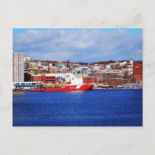 Jellybean Houses In St. John's Postcard