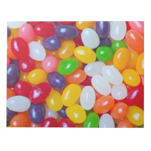 Jellybeans Background - Easter Jelly Beans Notepad