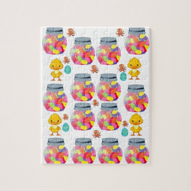 Jellybeans colorés Jigsaw Puzzle (Vertical)