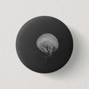 Jellyfish 1 Inch Round Button
