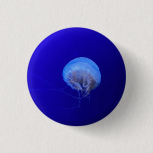 Jellyfish 1 Inch Round Button