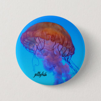 Jellyfish 2 Inch Round Button
