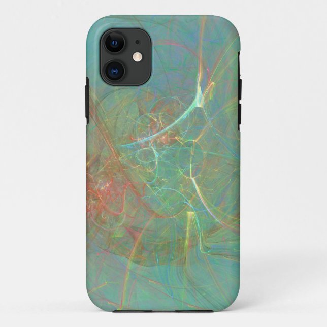 Jellyfish abstract art iPhone 5 case (Back)