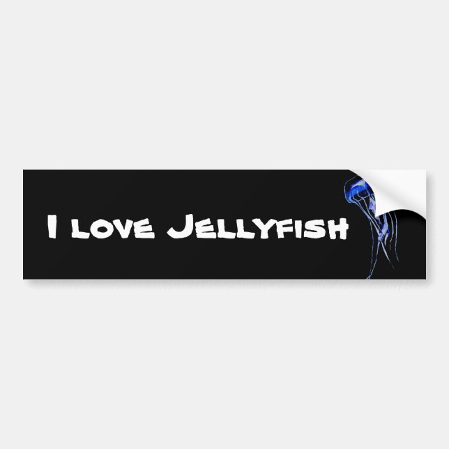 Jellyfish bumper sticker (Front)