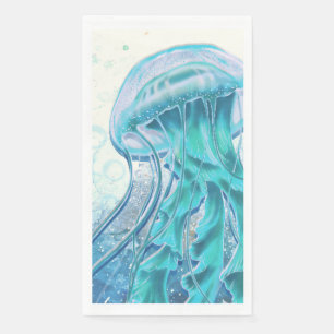 Jellyfish Captivating Grace Paper Guest Towel Napkin