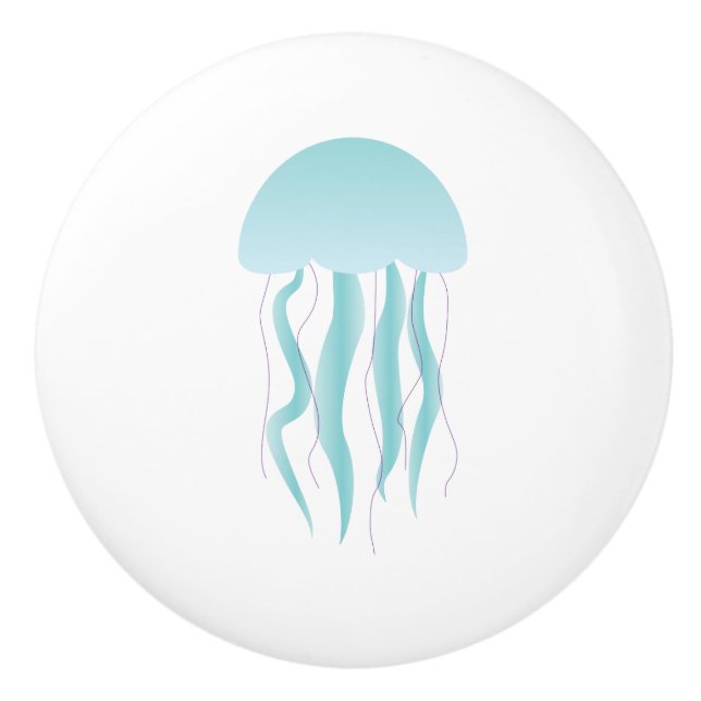 Jellyfish - Ceramic Knob and Pulls (Front)