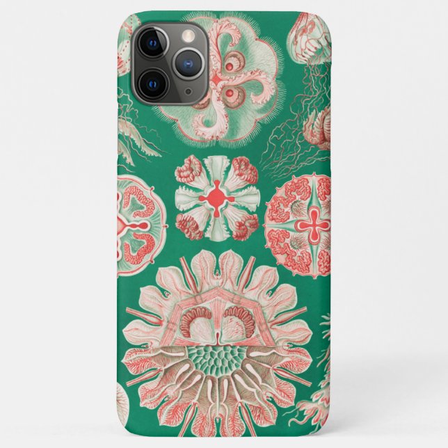 Jellyfish, Discomedusae  by Ernst Haeckel Case-Mate iPhone Case (Back)