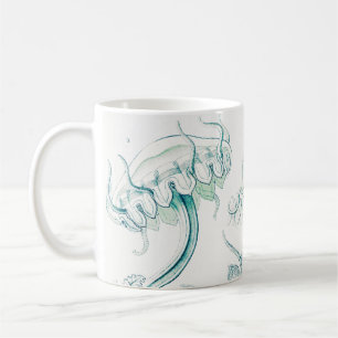Jellyfish, Discomedusae by Ernst Haeckel Coffee Mug