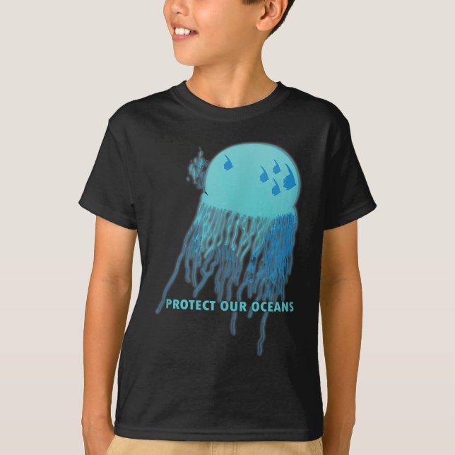 Jellyfish Environmental Protection, Climate Protec T-Shirt (Front)