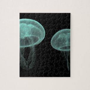 jellyfish fish custom personalize Anniversaries Jigsaw Puzzle