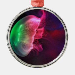 jellyfish fish custom personalize Anniversaries Metal Ornament