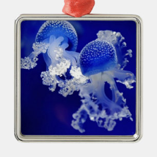 jellyfish fish custom personalize Anniversaries Metal Ornament