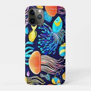 Jellyfish & Fish: Deep Sea Delight iPhone 11 Pro Case