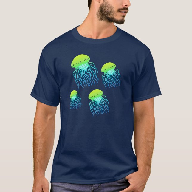Jellyfish Floating Jellies tee (Front)