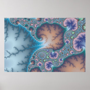 Jellyfish - Fractal Poster