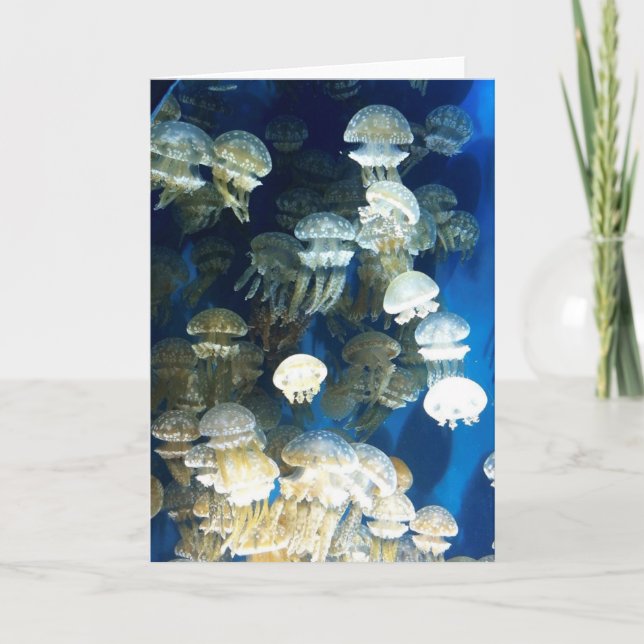 Jellyfish greeting card (Front)