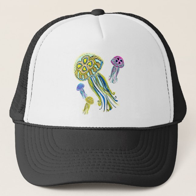 Jellyfish Group Trucker Hat (Front)