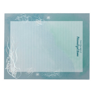 Jellyfish Jive Lined  Notepad