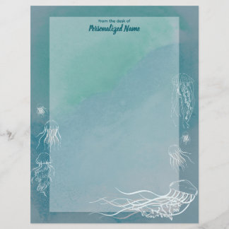 Jellyfish Jive Unlined Letterhead