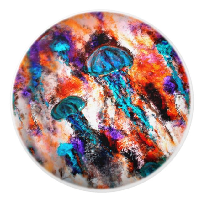 Jellyfish Jump Electric Ceramic Knob (Front)
