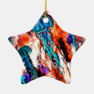 Jellyfish Jump Electric Ceramic Ornament
