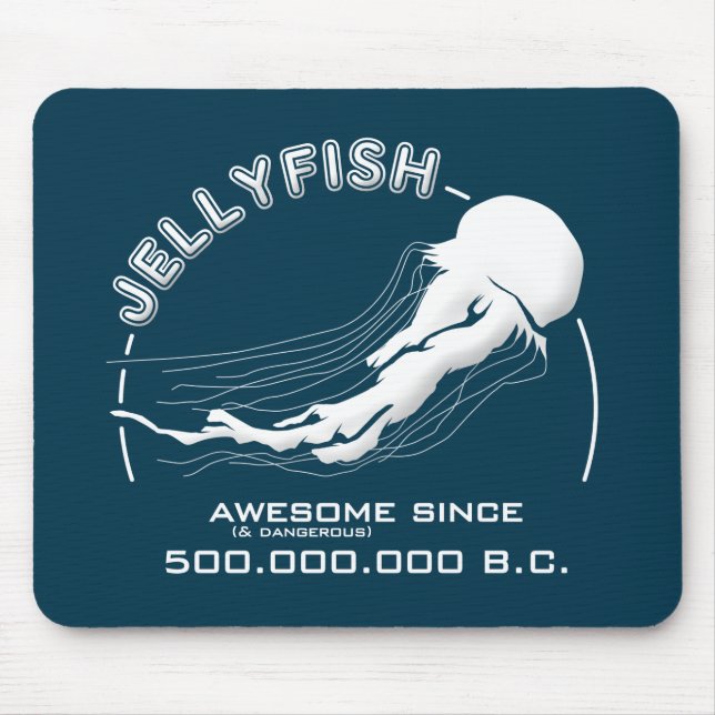 Jellyfish Living fossil Mouse Pad (Front)