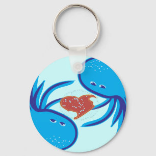 jellyfish love bubble share keychain