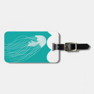 Jellyfish  luggage tag