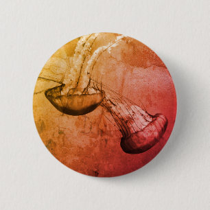 "Jellyfish & Magic" 2 Inch Round Button