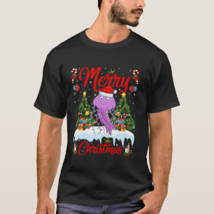 Jellyfish Merry Christmas Tree Lighting Santa Jell T-Shirt
