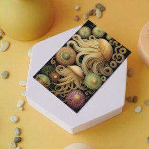 Jellyfish Modern Haeckel Greeting Card